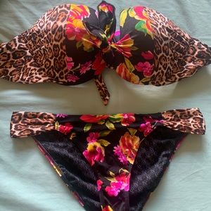 Victoria’s Secret Animal/Floral Print Bikini
